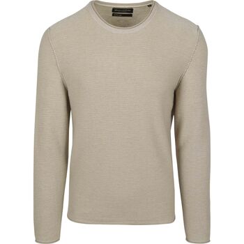 Sweater Marc O'Polo Pullover Crewneck Cotton/Linen Gray Silk
