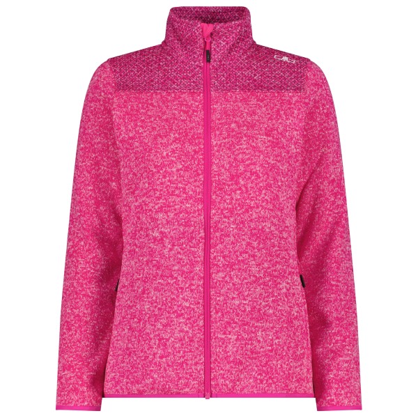 CMP - Women's Jacquard Knitted Jacket - Fleecevest, roze