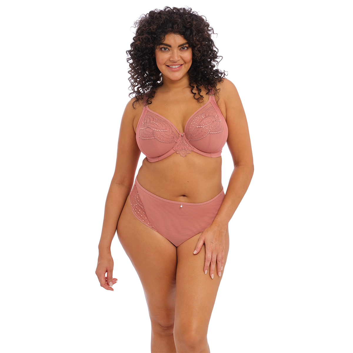 Elomi Priya maxi slip, koraalrood