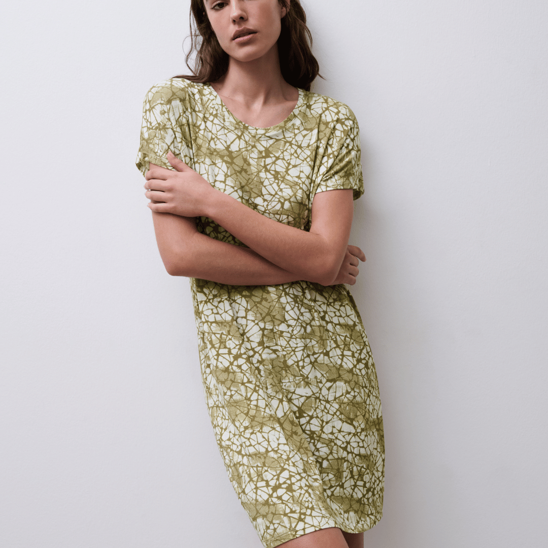 Femilet Yara nachtjapon, groen