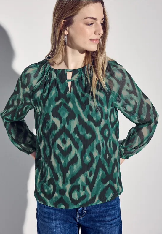 Street One Gedessineerde chiffon blouse