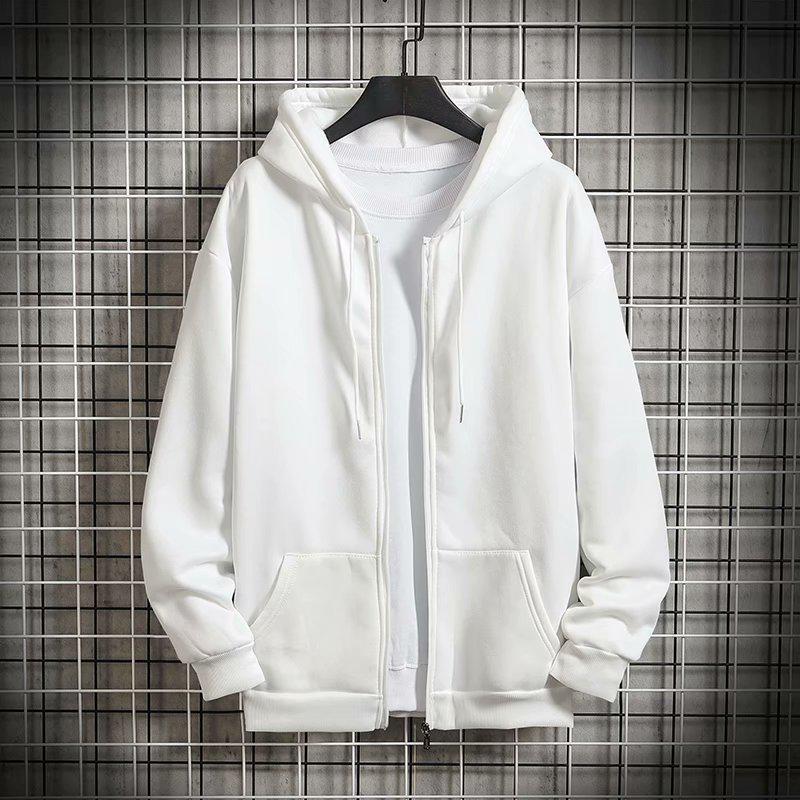 VantaGoods Trendy hoodie met rits voor heren: Herfst/Winter Losse Veelzijdige Cardigan XXXXL