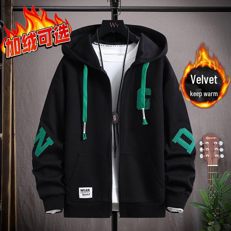 VantaGoods Trendy herfst- en winterhonkbaljack voor heren voor tienerjongens M (up to 85 jin)
