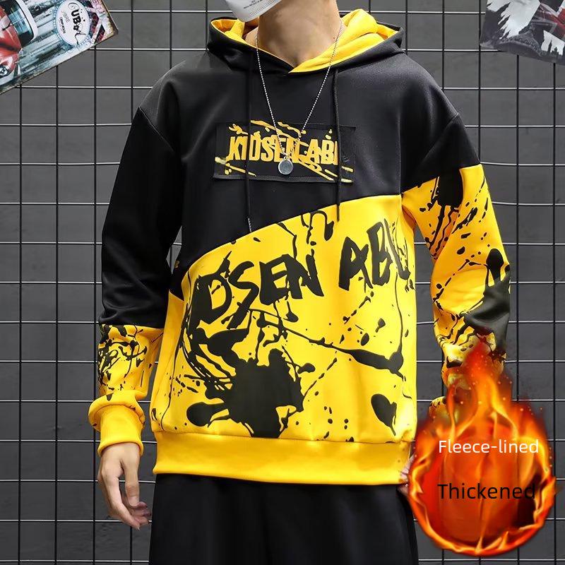 VantaGoods Heren Lente/Herfst Gradiënt Hip-Hop Hoodie - Trendy, Coole Stijl Top Medium