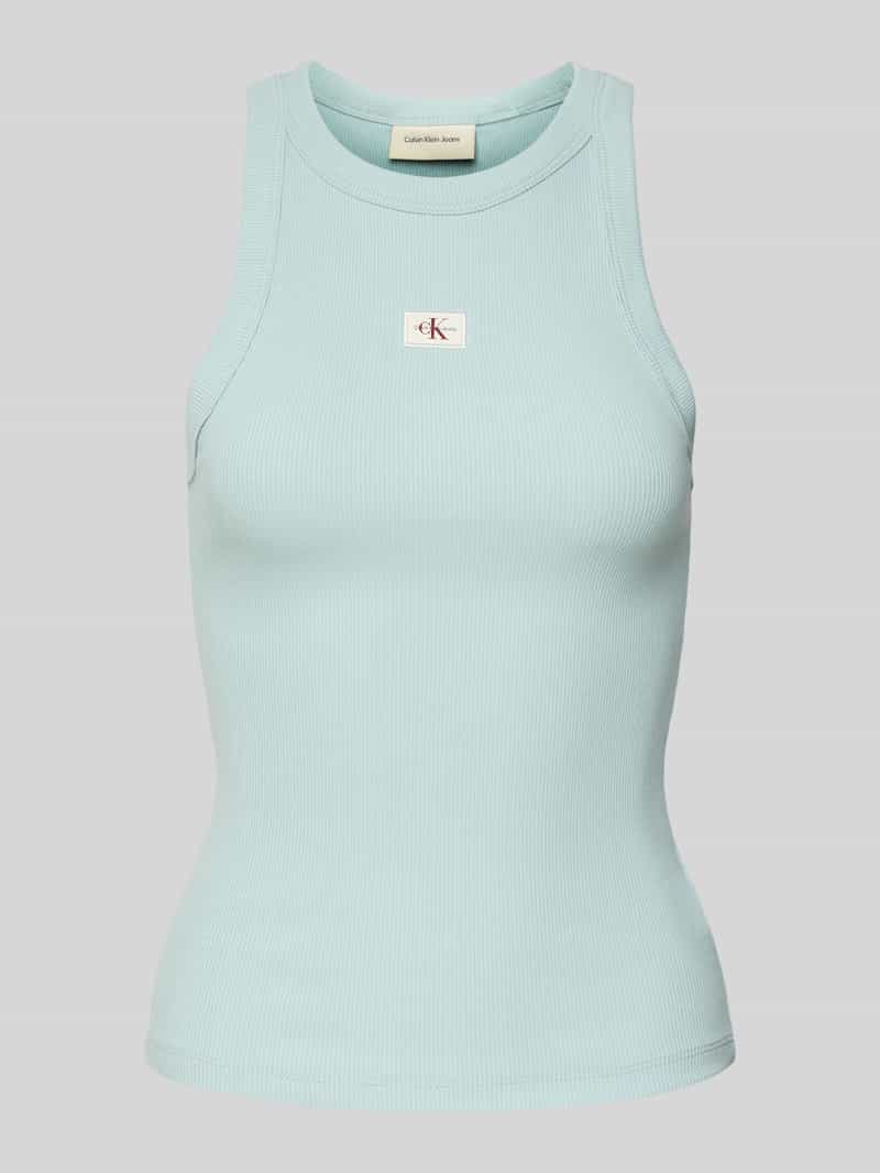Calvin Klein Tanktop WOVEN LABEL RIB TANK TOP