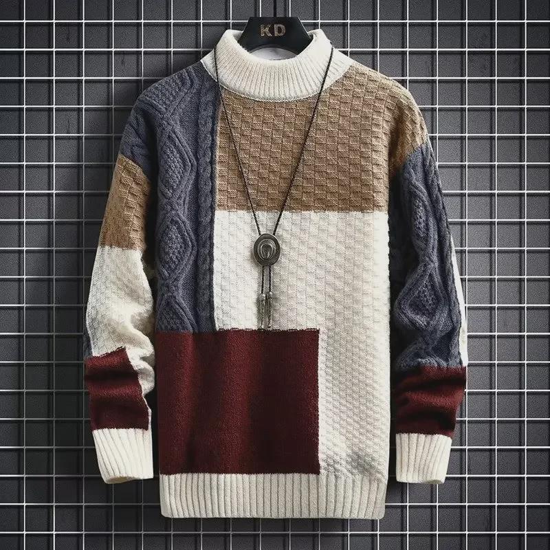 VantaGoods 2023 Heren Herfst/Winter Trendy Japans-Koreaanse Verdikte Steektrui 3XL