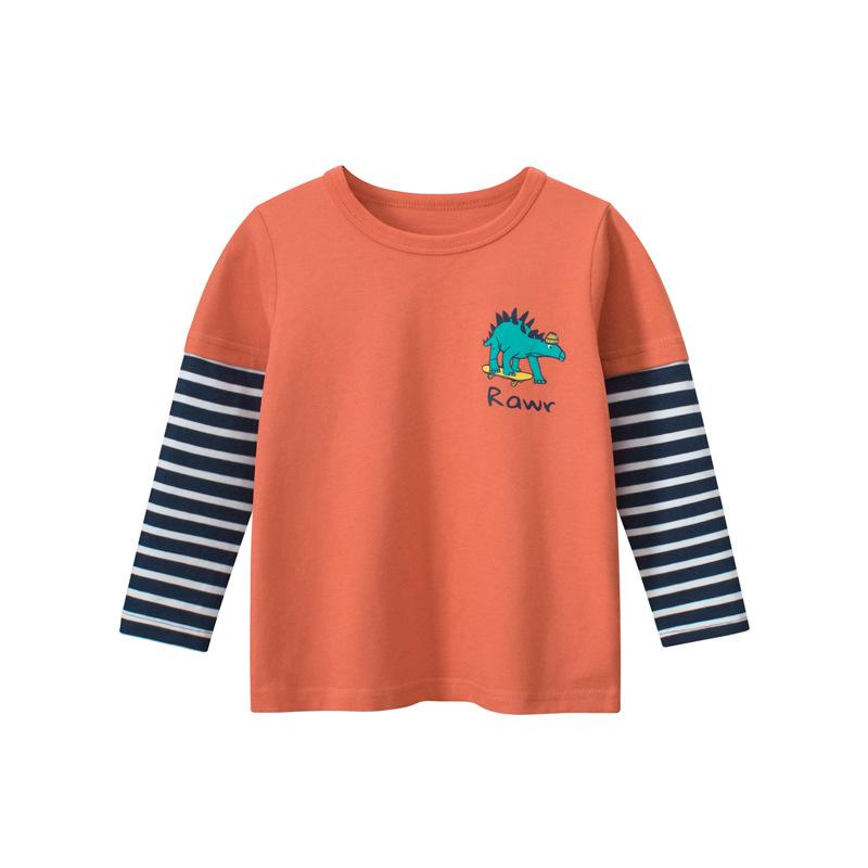 VantaGoods 27kids 2025 Lente Koreaanse Jongens T-shirt met Lange Mouwen en Onderkant: Nieuwe casual kinderkleding 100cm
