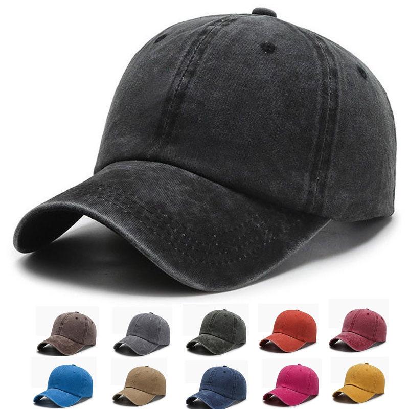 VantaGoods Verweerde, verstelbare, gewassen katoenen baseballpet, unisex, casual duckbill-stijl, Koreaans ontwerp grijze kleur