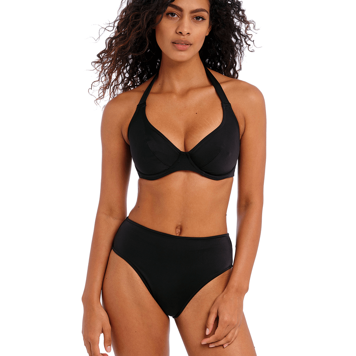 Freya Jewel Cove maxi bikinislip, zwart