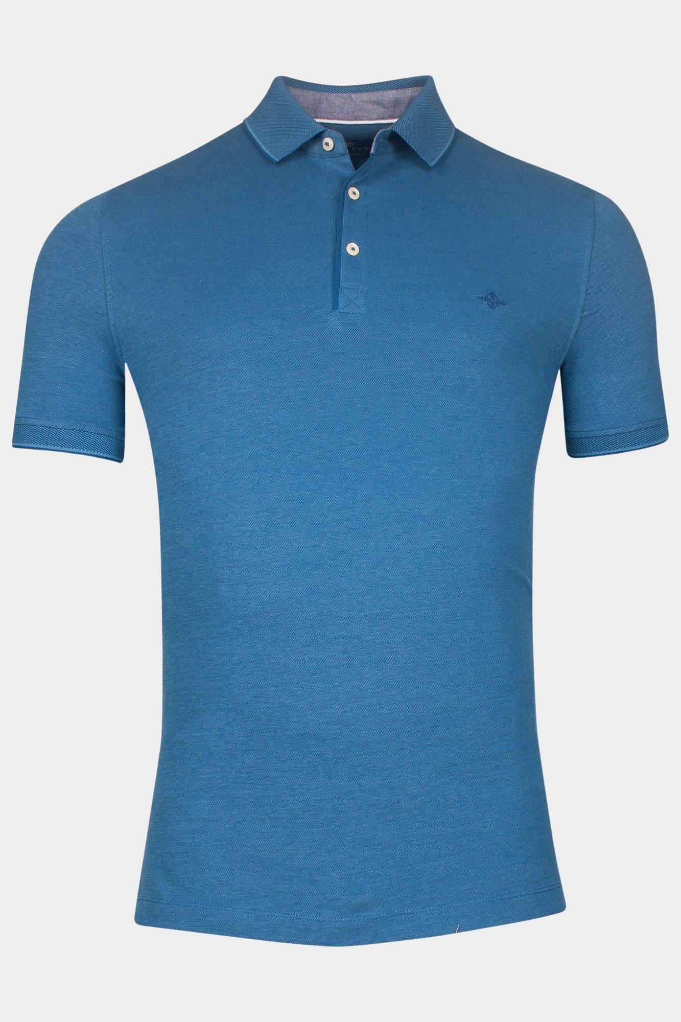 Baileys Polo korte mouw poloshirt 2-tone oxford pique 515287/68