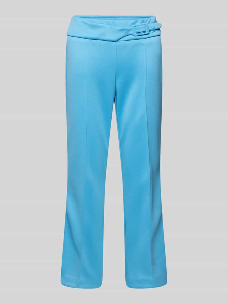 Stehmann Stoffen broek met riemgesp