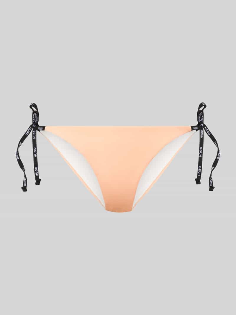 HUGO underwear Bikinibroekje PURE_SIDE TIE met contrastkleurige inzetten