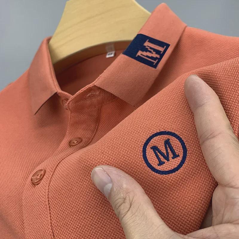 VantaGoods Hoogwaardig geborduurd katoenen poloshirt voor heren: Zomers ontwerp met korte mouwen en revers 3XL