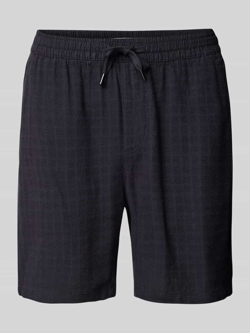 Only & Sons Loose fit korte broek met structuurmotief, model 'TEL'
