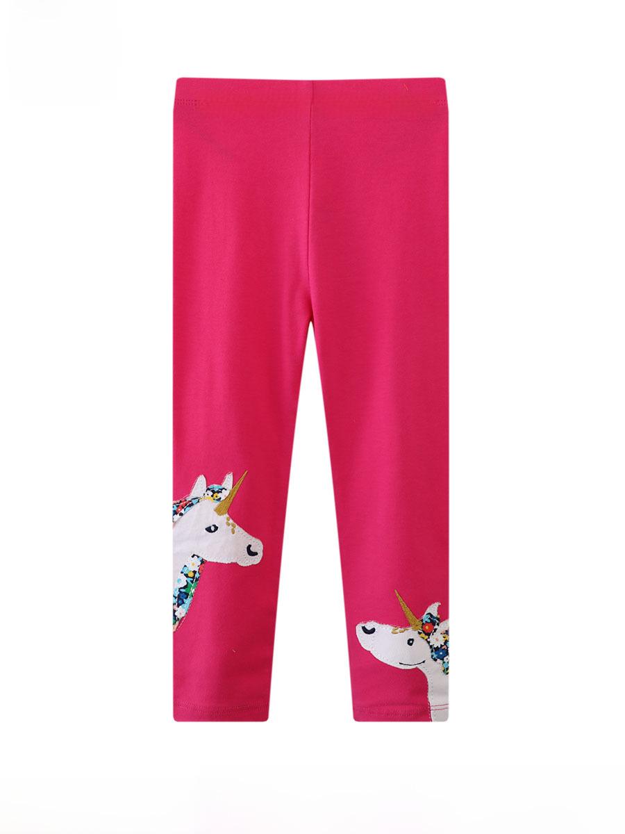 VantaGoods INS-stijl geborduurde modal leggings voor meisjes voor lente, zomer en herfst 3T Height 90-95