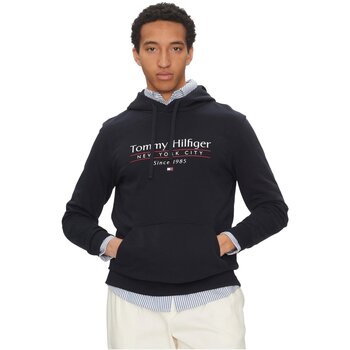 Tommy Hilfiger Stacked Overhead Hoodie - White- Heren, White