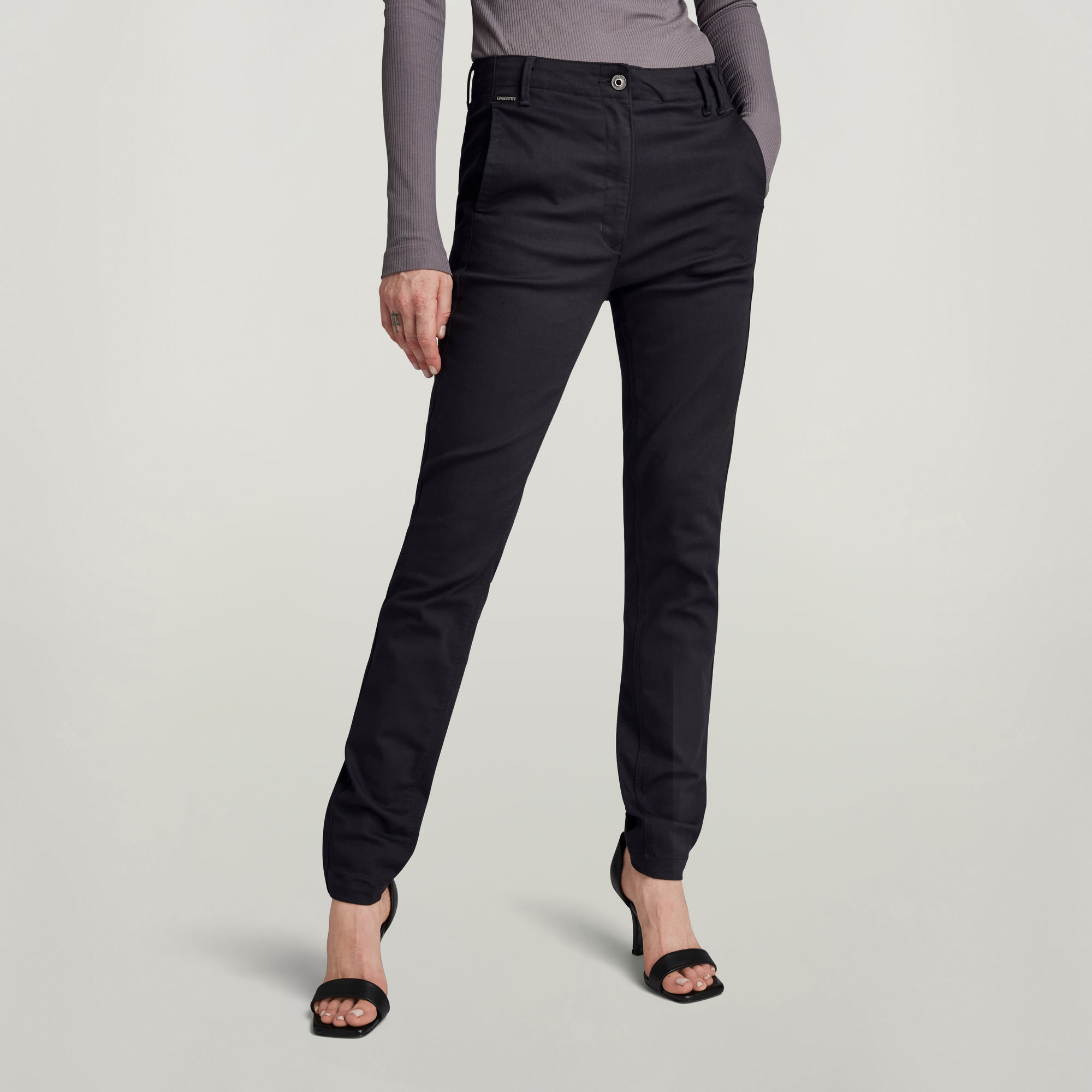 G-Star RAW Weld High Skinny Broek - Donkerblauw - Dames