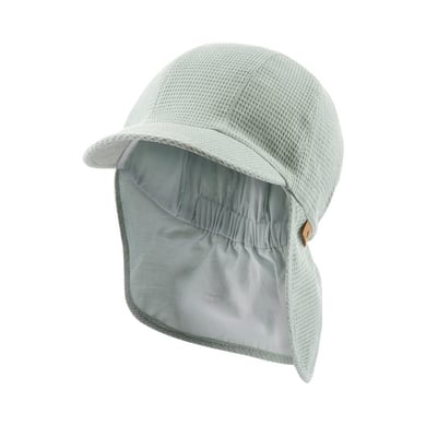 Sterntaler Peaked cap met nekbescherming Dino stone green