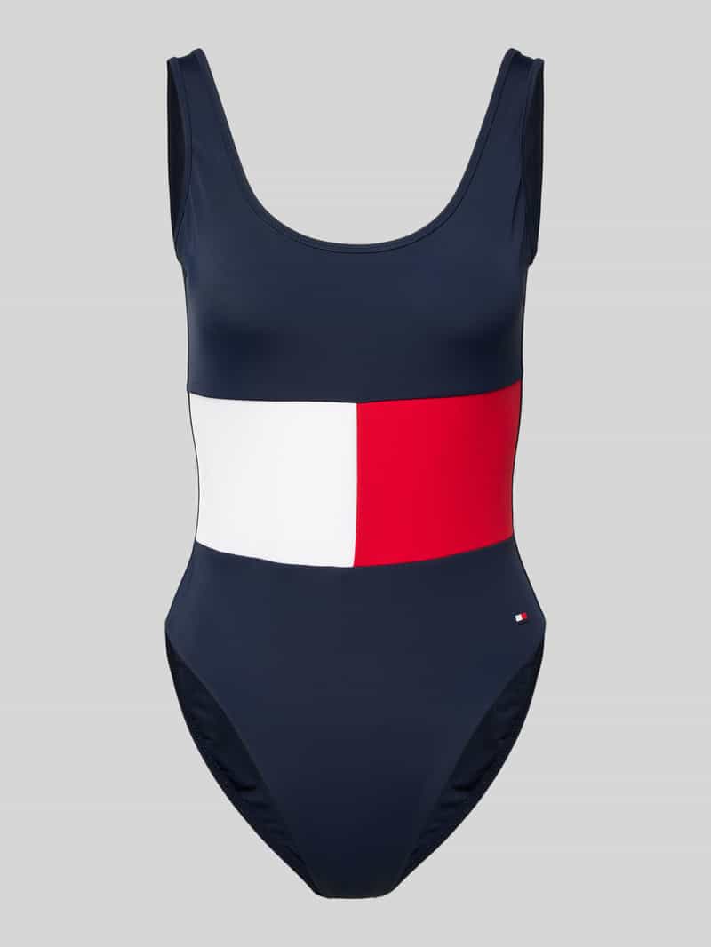 Tommy Hilfiger Swimwear Badpak ONE PIECE (EXT SIZES) in colourblocking-stijl