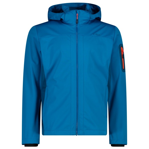 CMP - Jacket Zip Hood Light Melange - Softshelljack, blauw