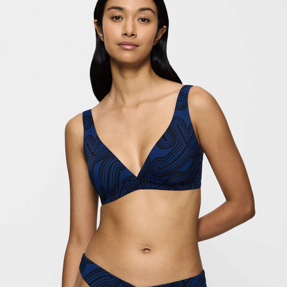 Triumph Flex Smart Summer P Plunge bikinitop zonder beugel, multicolour