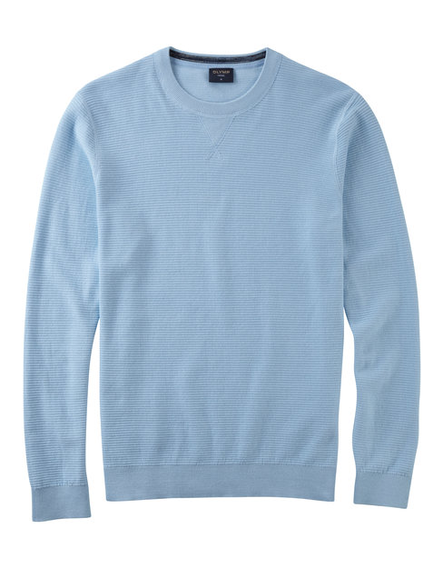 OLYMP Casual Breisel, Lichtblauw