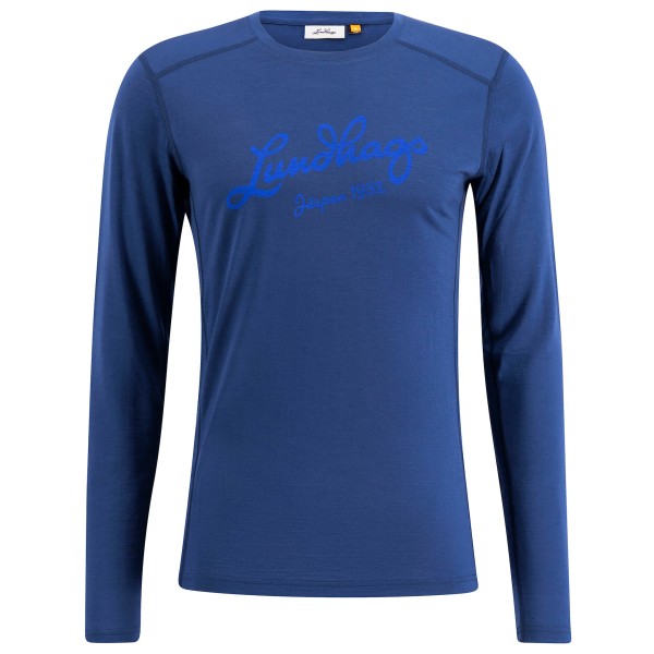 Lundhags - Fulu Merino L/S - Merinoshirt, blauw
