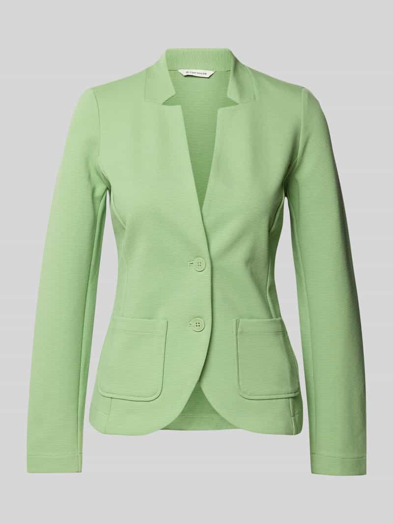 Tom Tailor Slim fit blazer met Ottomaanse structuur