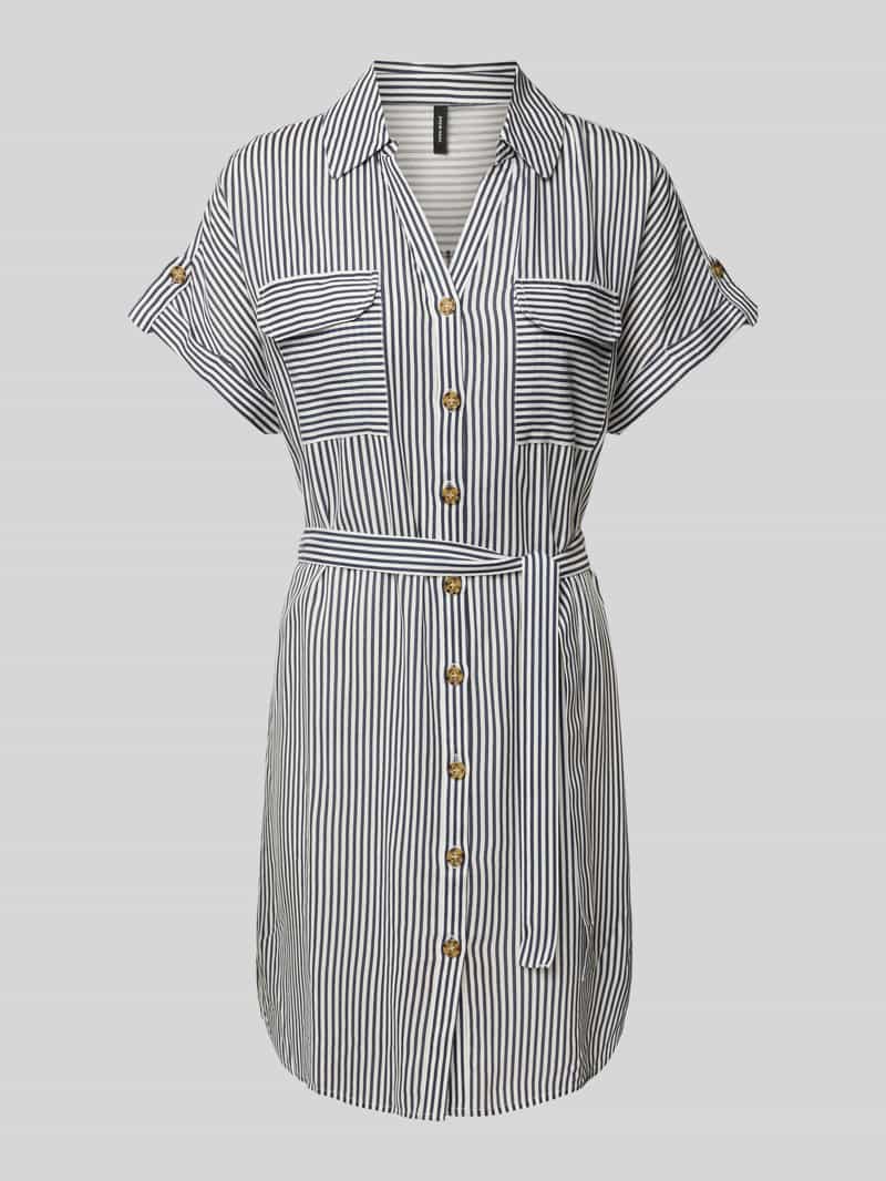 Vero Moda Getailleerde mini-jurk van pure viscose, model 'BUMPY'