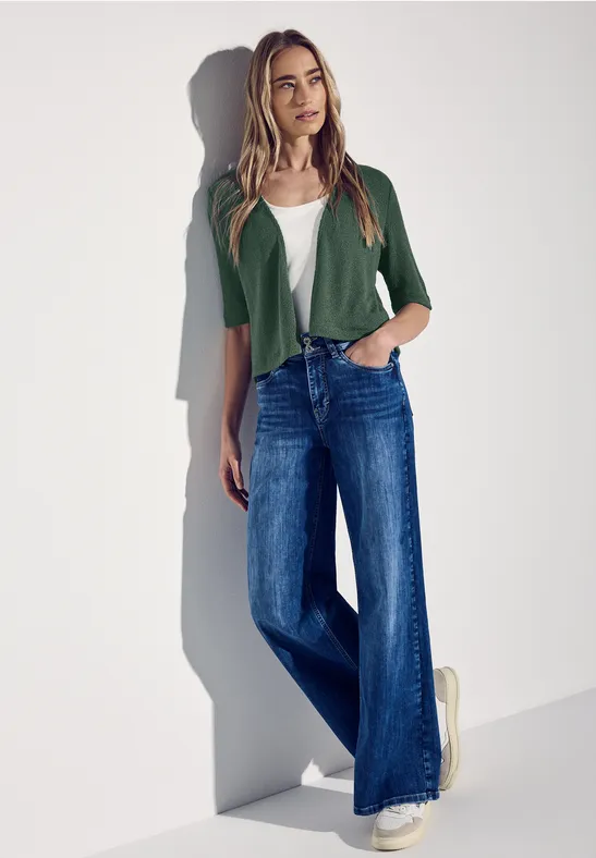 Street One Jas met gebreide look