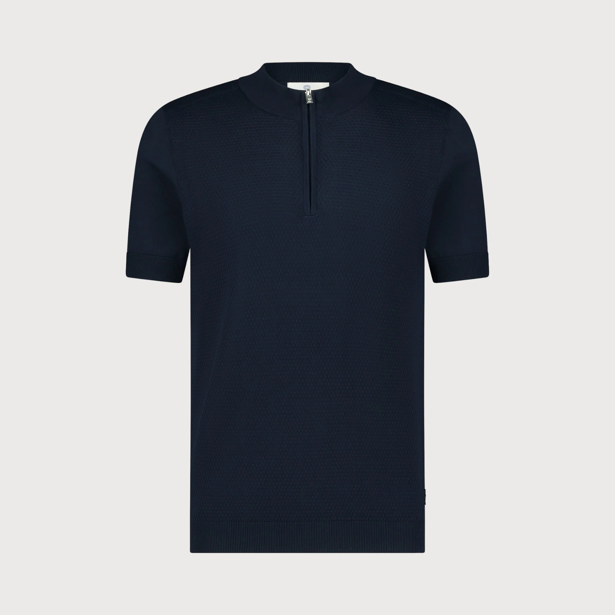 Blue Industry De knitted half zip polo |