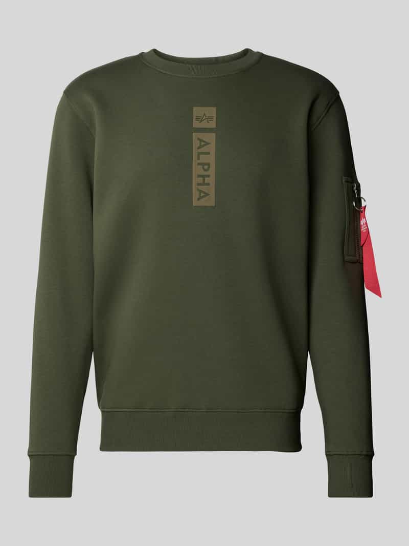 Alpha industries Sweatshirt met labelprint