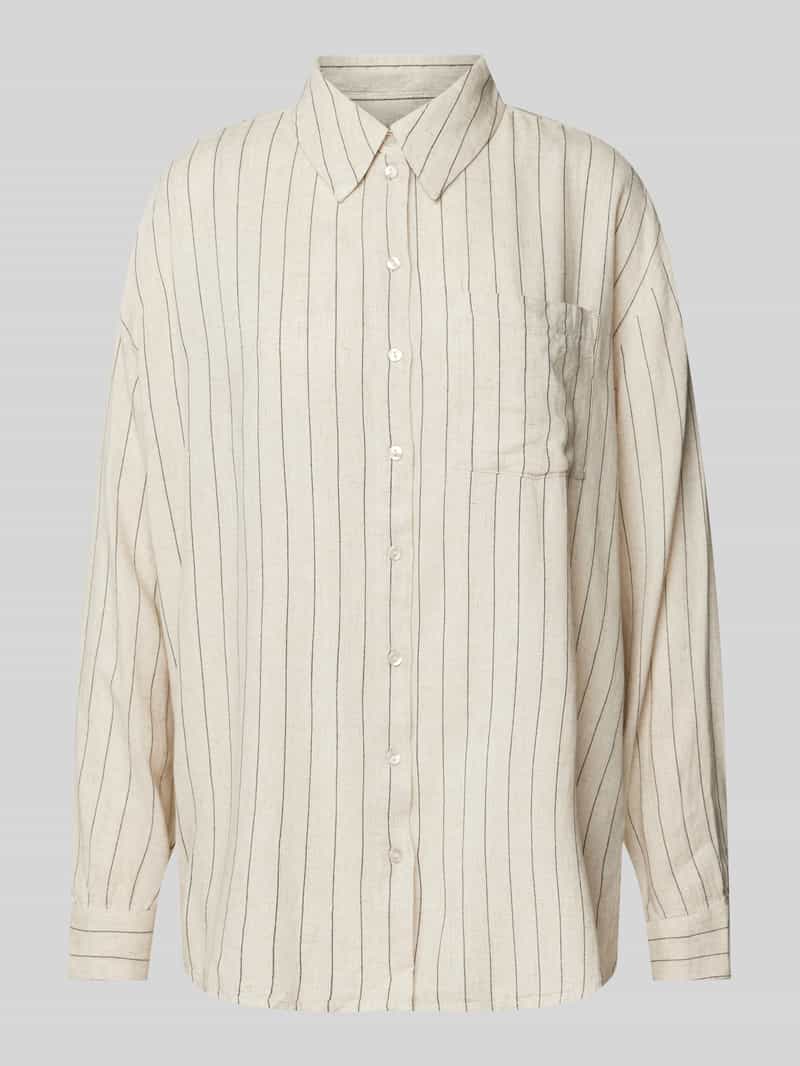 pieces Overhemdblouse PCPIA LS LOOSE SHIRT WVN NOOS