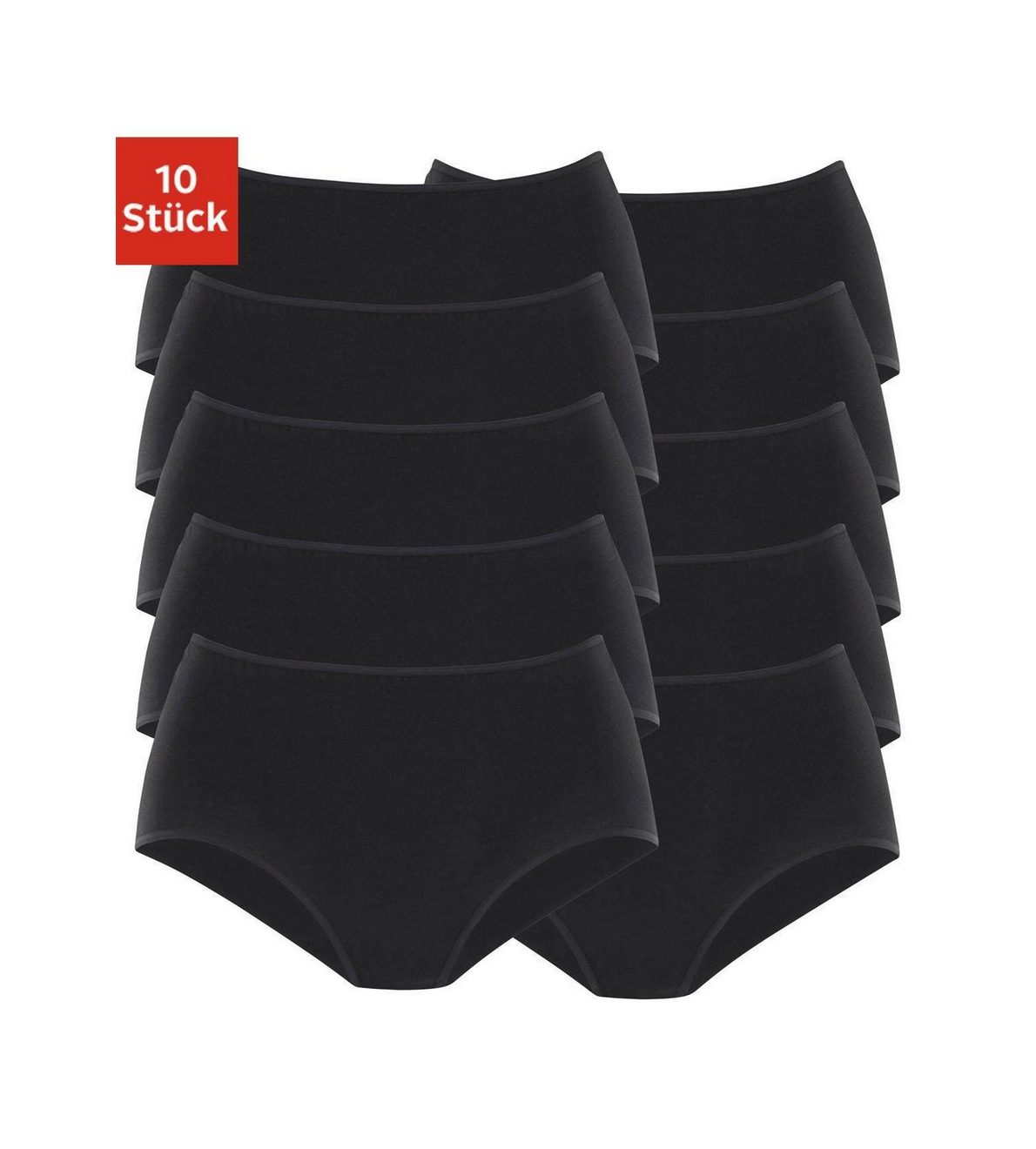 Petite fleur Tailleslip van elastisch katoen (set, 10 stuks, 10 stuks)