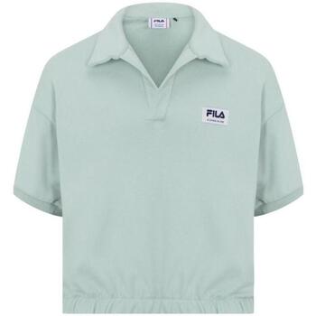 Polo Shirt Korte Mouw Fila fat0272_polo_teens_verde