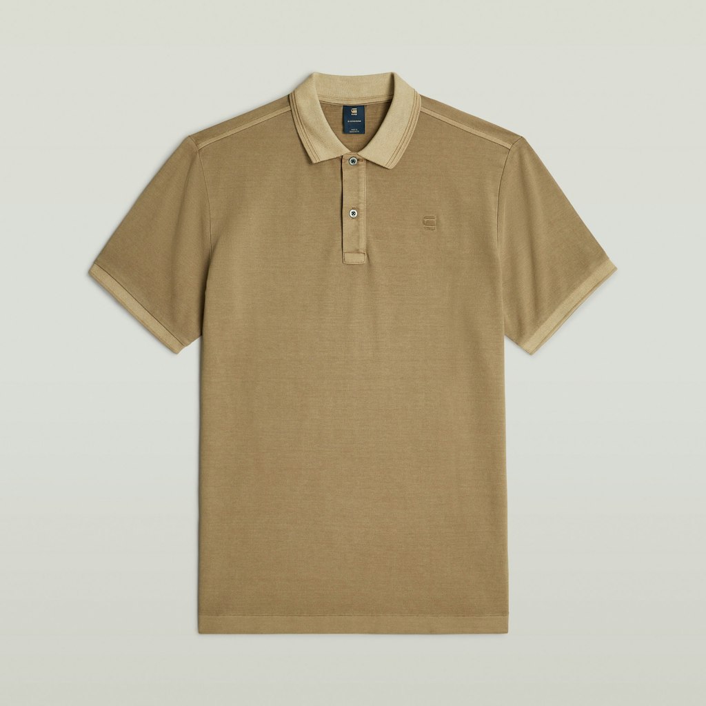G-Star dunda overdyed slim polo d11595-d756 c805 safari gd