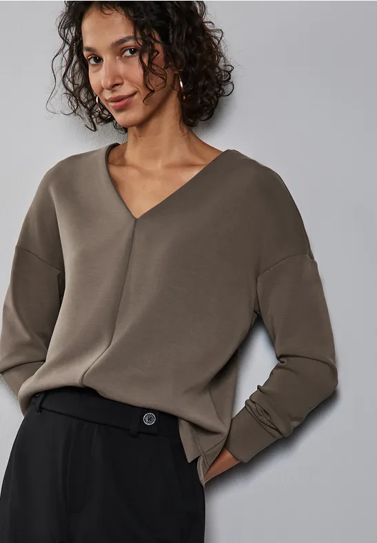 Street One Silk-Look shirt