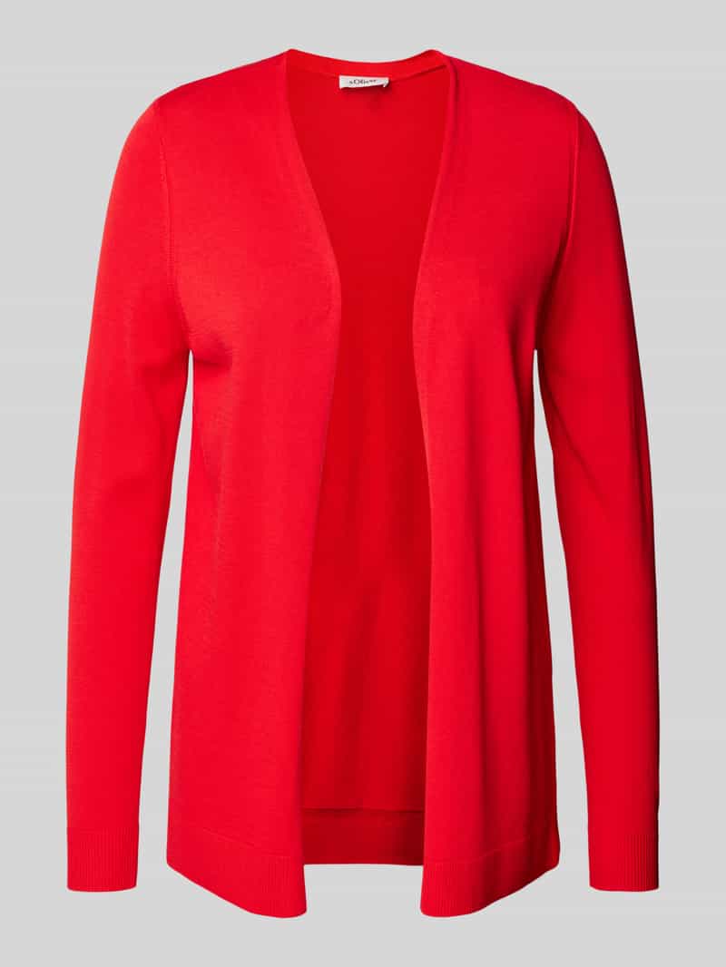 S.Oliver RED LABEL Regular fit gebreid jack van een mix van katoen en viscose