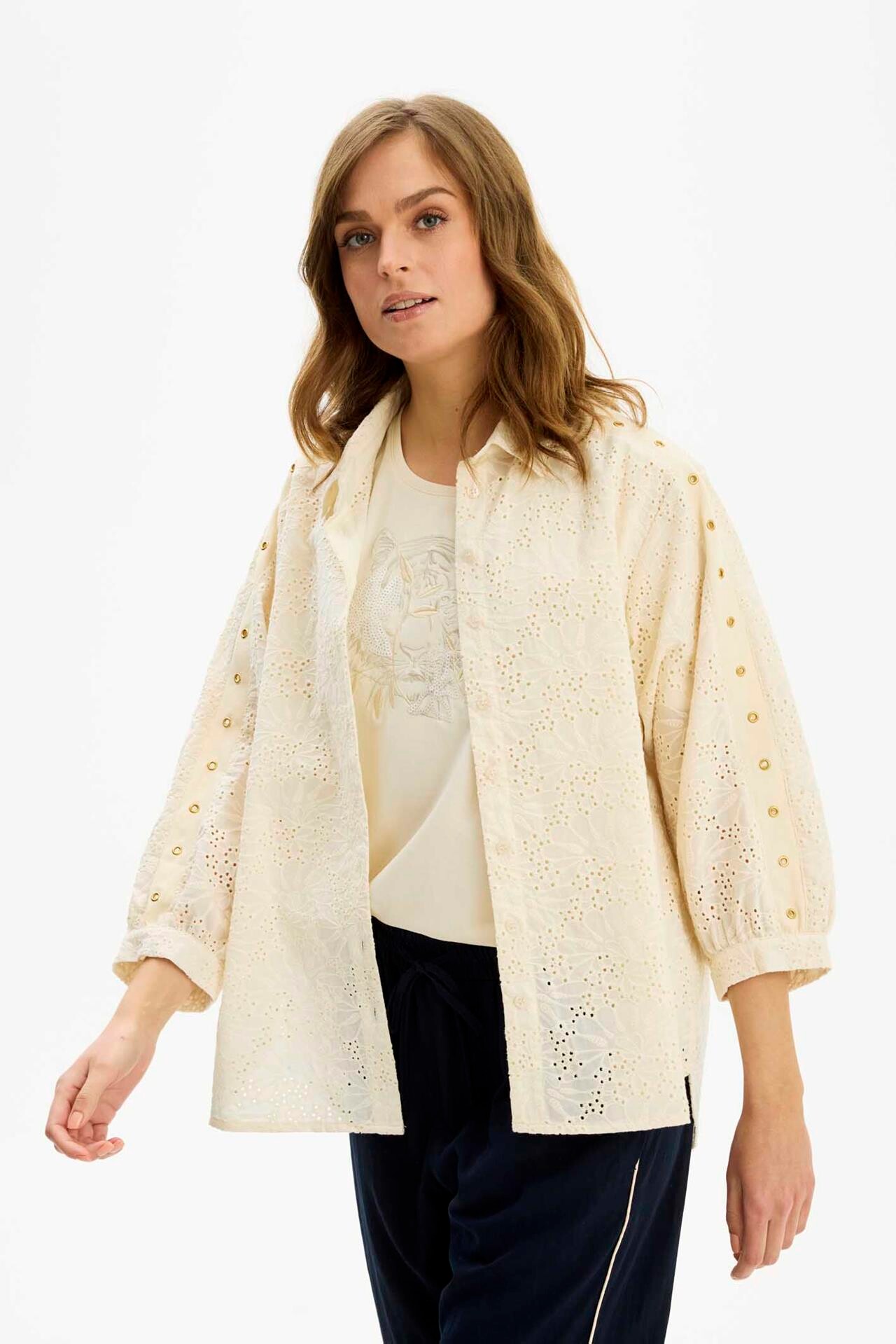 IN FRONT FIFI SHIRT 16605 025 (Creme 025)