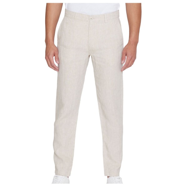 KnowledgeCotton Apparel - Chuck Regular Linen Pants - Vrijetijdsbroek, grijs
