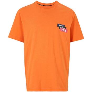 T-shirt Korte Mouw Fila fat0238_t-shirt_teens_arancio