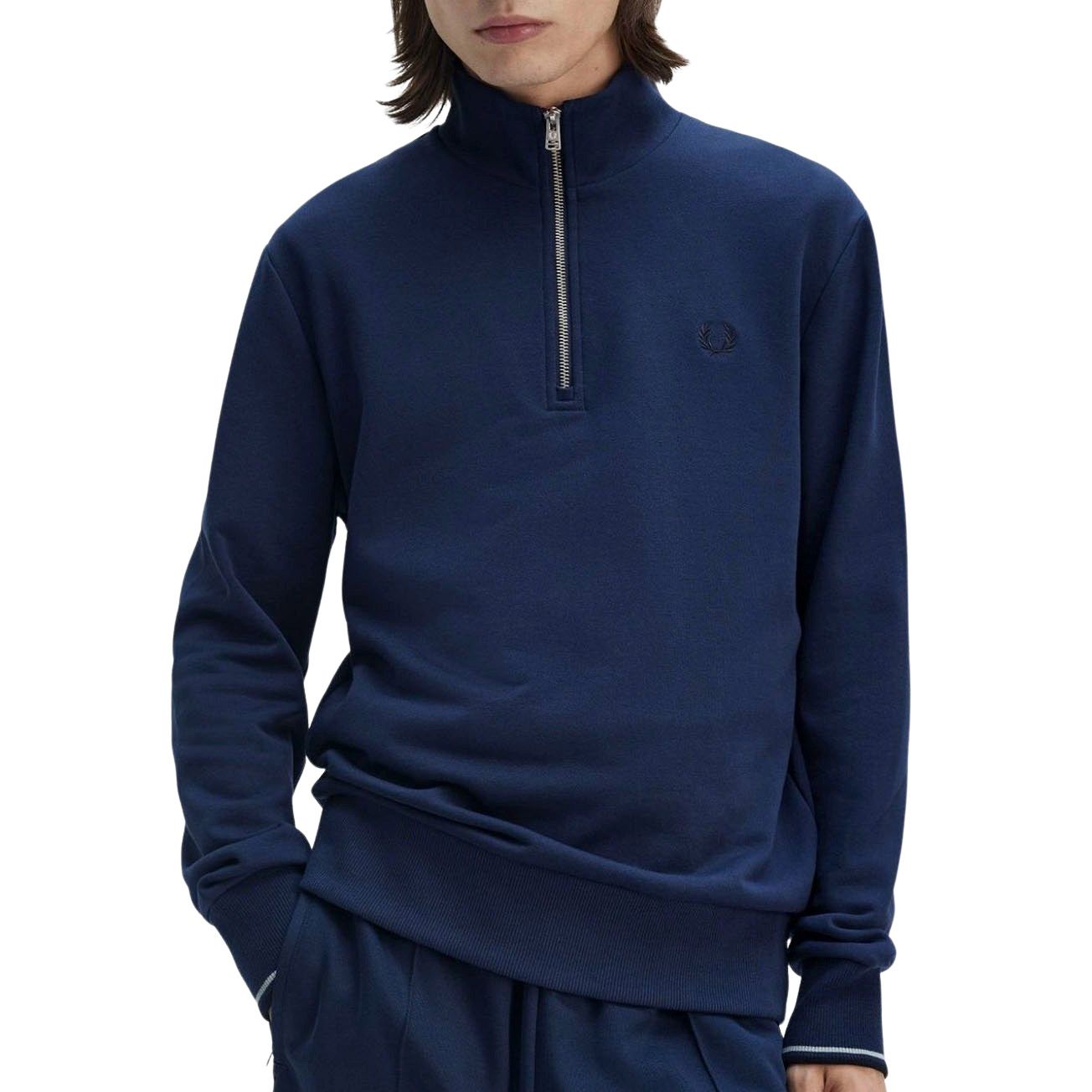 Fred Perry Half Zip Sweatshirt Heren