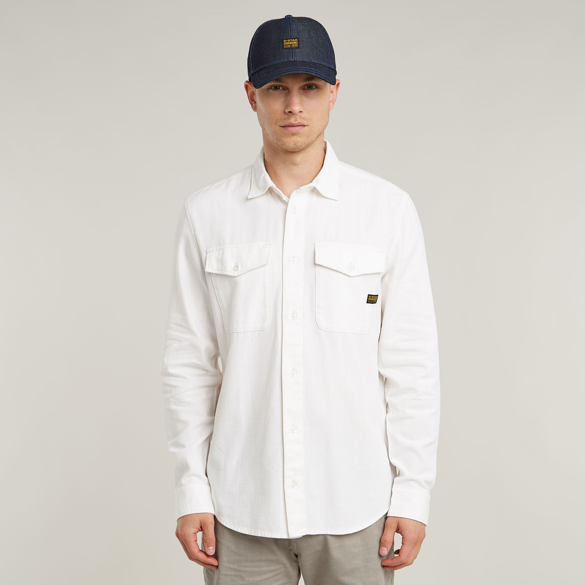G-Star RAW Marine Slim Shirt - Wit - Heren