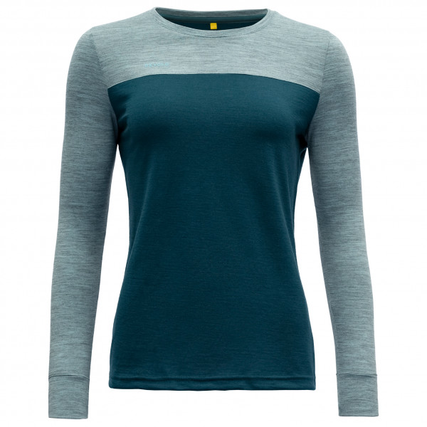 Devold - Women's Norang Shirt - Merinolongsleeve, blauw