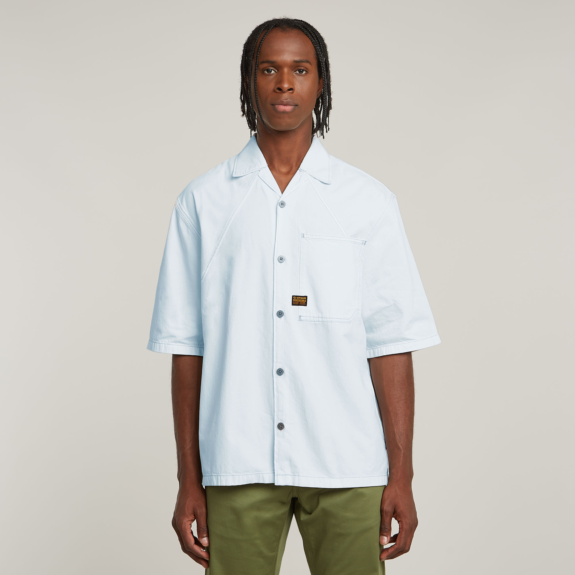 G-Star RAW Track Relaxed Shirt - Lichtblauw - Heren