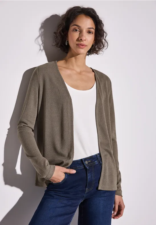 Street One Jas met gebreide look