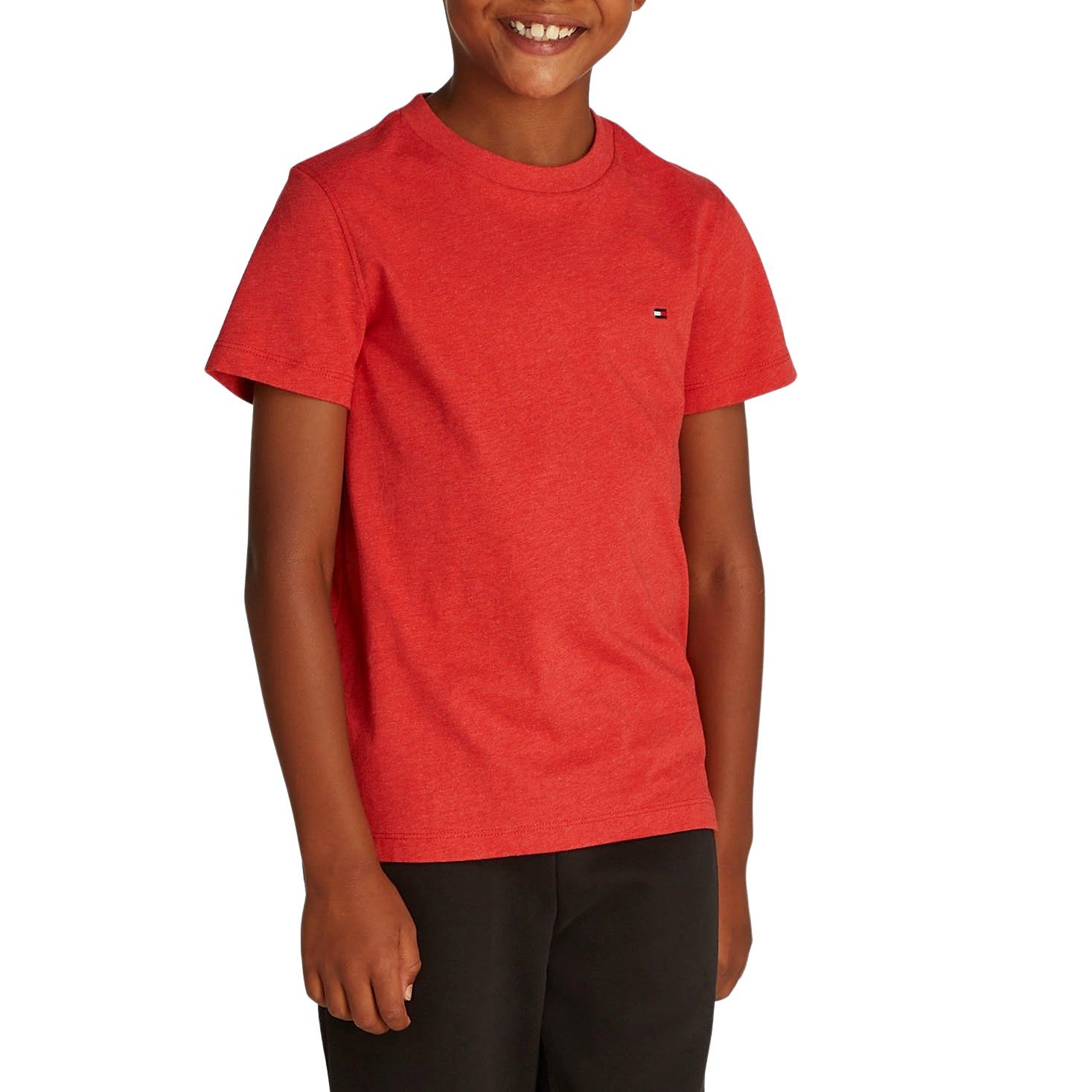 Tommy Hilfiger Essential Contrast Crew Shirt Junior