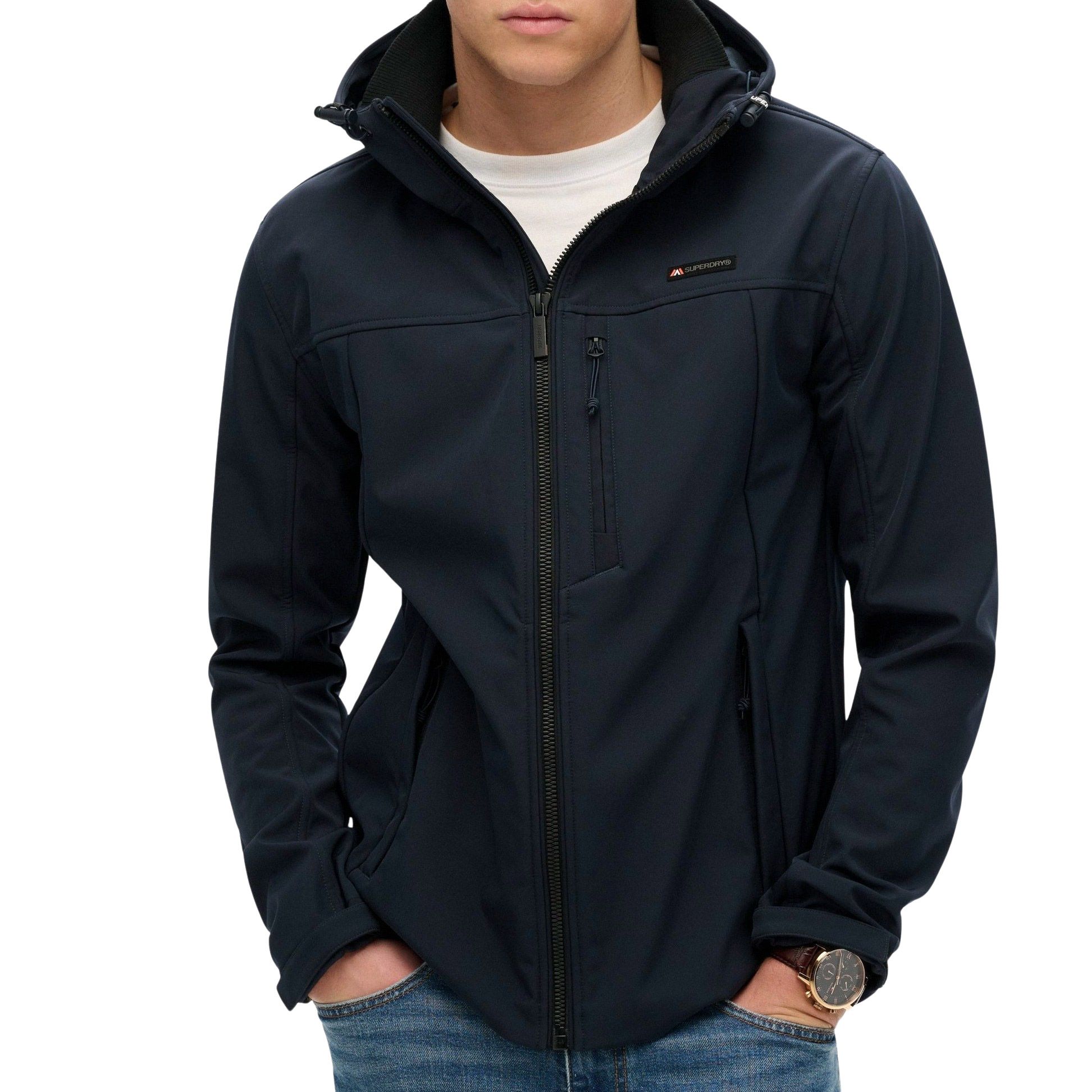 Superdry Hoodedoftshell Trekker Jas Heren