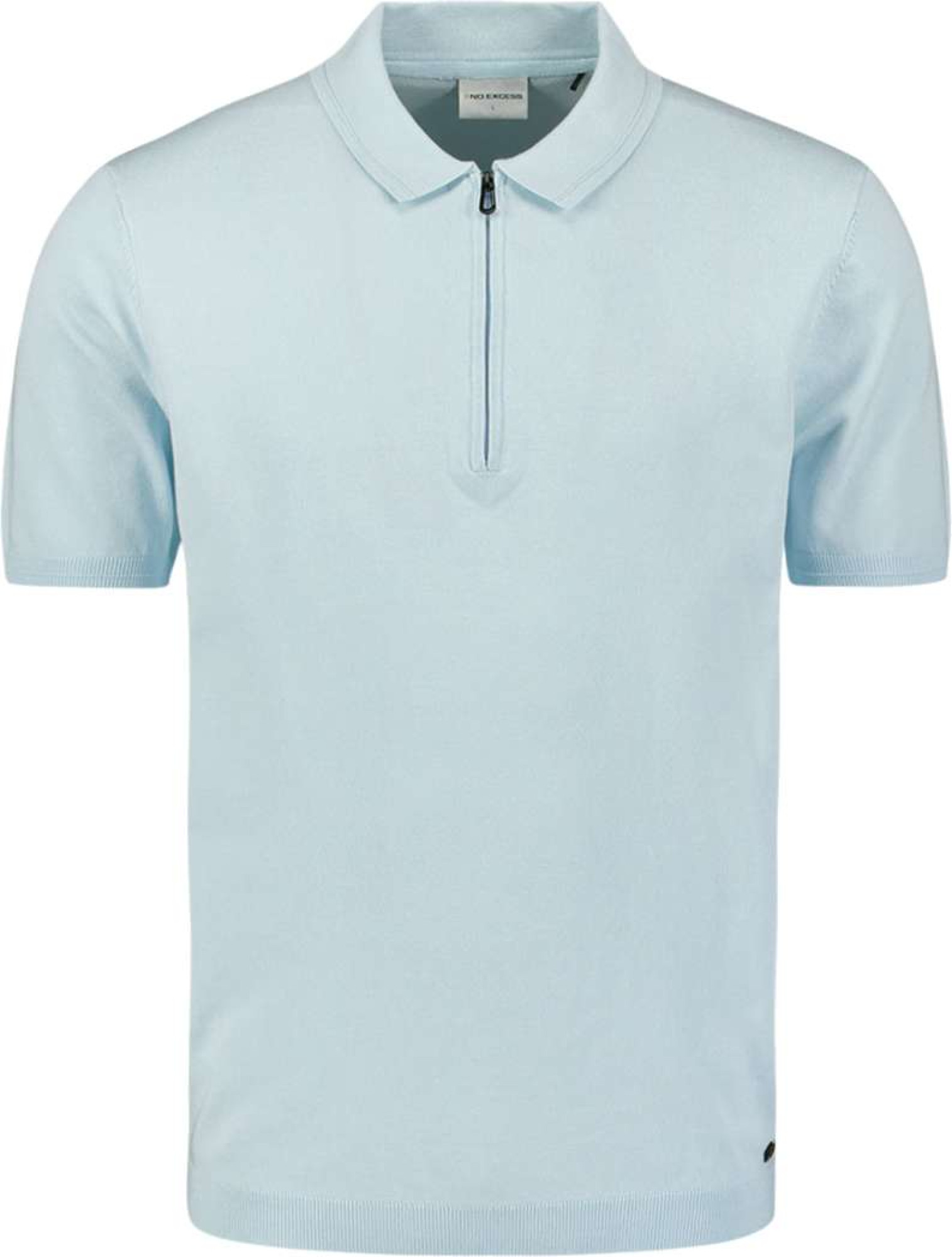 No Excess Pullover short sleeve polo zip soli ice