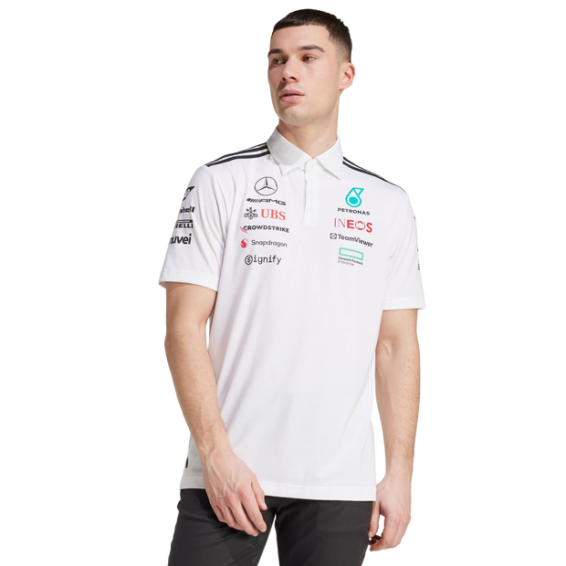adidas Mercedes AMG Petronas F1 Team Polo Shirt - Wit- Heren, Wit